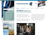 Website van Groot Installatiegroep de 