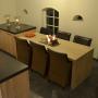 Eilandcombinatie met eettafel