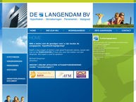 Website van De Langendam hypotheken, Verzeker. en pensioenen B.V. 