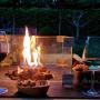 genieten in landelijke tuin