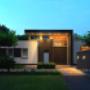 exclusieve moderne tuin