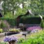 exclusieve tuin bij boerderij