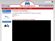 Website van Garage Viljo van Splunteren 