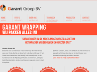 Website van Garant Groep Bv 
