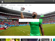 Website van Getty Images 