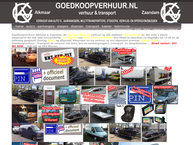 Website van Goedkoopverhuur 