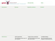 Website van Groen Juridische Diensten 