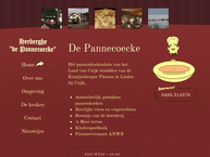 Website van Herberghe de Pannecoecke 