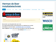 Website van Herman de Boer Installatietechniek 