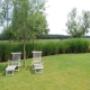 Blok landelijke tuin grassen