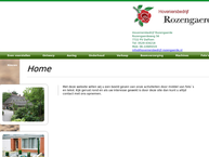Website van Rozengaerde Hoveniersbedrijf 