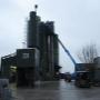 Beplating van betoncentrale.
