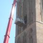 Onderhoud kerktoren.