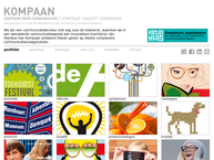 Website van KOMPAAN bureau voor reclame en communicatie 