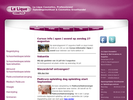 Website van La Lique Cosmetics 