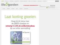 Website van Life & Garden Delft 
