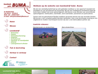 Website van Loonbedrijf Gebr Buma 