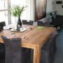 Teakhouten tafel