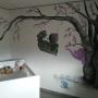 muurschildering babykamer