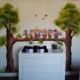 muurschildering babykamer