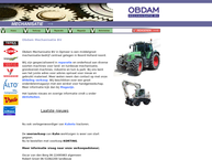 Website van Obdam Mechanisatie Bv 