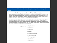 Website van Optica Lichtarchitectuur 