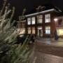 Praktijk in december 's avonds