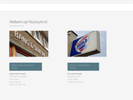 Website van Electro World Peursum 