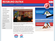 Website van Dutax Reisburo Bv 