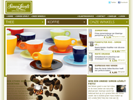 Website van Simon Lévelt Koffie & Thee 