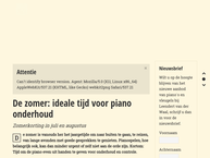Pianostemmer Staal Piano's