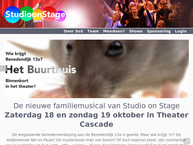 Website van Studio on Stage 