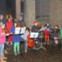 Muziek bij levende kerststal
