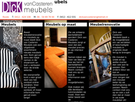 Website van Dick van Casteren Meubels 