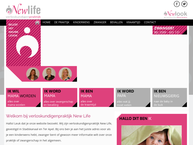 Website van New Life Verloskundige Praktijk 