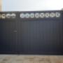 Moderne dichte poort