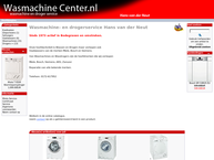 Website van Wasmachineservice H vd Neut 