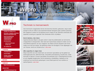 Website van Wepro Engineering Bv 