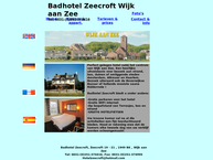 Website van Hotel Badhotel Zeecroft Wijk aan Zee 