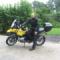 Arnold op de motor