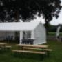 Partytent bij Klomp Cars Hulshorst