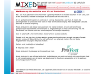 Website van Mixed Ambulant, Het Gemak Van Een Kapper en Pedicure Aan Huis in Gouda E.o. 