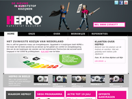 Website van Hepro Kunststof Kozijnen B.V. 