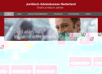 Website van Juridisch Adviesbureau Nederland: Gratis Juridisch Advies 