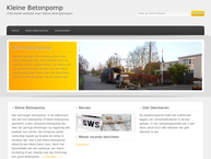 Kleine Betonpomp