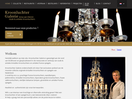 Website van Kroonluchter Galerie 