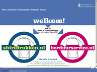 Website van Shirtdrukken.nl 