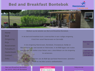 Website van Bed And Breakfast Bontebok 