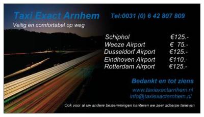 Taxi-Arnhem-Dusseldorf