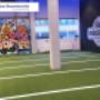 binnen indoor kunstgras sportveld